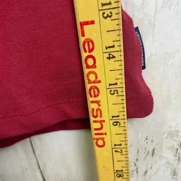 Armani Exchange Red Polo Shirt Size Small Lightweight/Summer - Picture 7 of 8